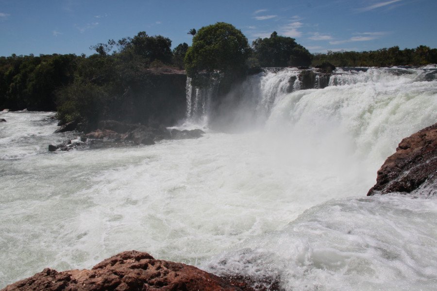 A Cachoeira da Velha já foi eleita pelos turistas como uma das mais belas do Brasil (Foto: Emerson Silva/Governo do Tocantins)