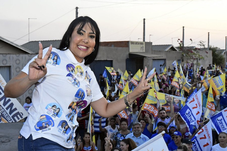 Candidata a prefeita de Palmas, Janad Valcari, lidera segundo turno com 46% das intenções de voto,aponta Instituto Vope (Foto: Divulgação)