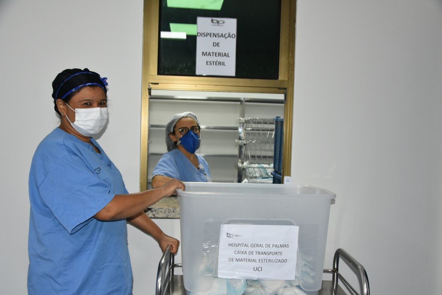 Unidade hospitalar aumentou quatro vezes mais a sua capacidade de lavagem e esterilização (Foto: Luciana Barros)