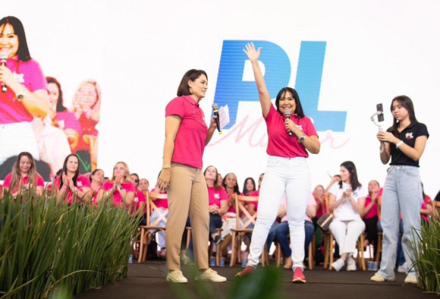 Michelle Bolsonaro estará em Palmas no próximo domingo para grande reunião política da campanha de Janad (Foto: Divulgação)