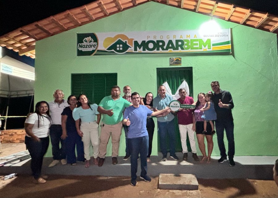 Por meio de emenda parlamentar, Deputado Luciano Oliveira entrega casas populares em Nazaré em parceria com a Prefeitura (Foto: Divulgação)