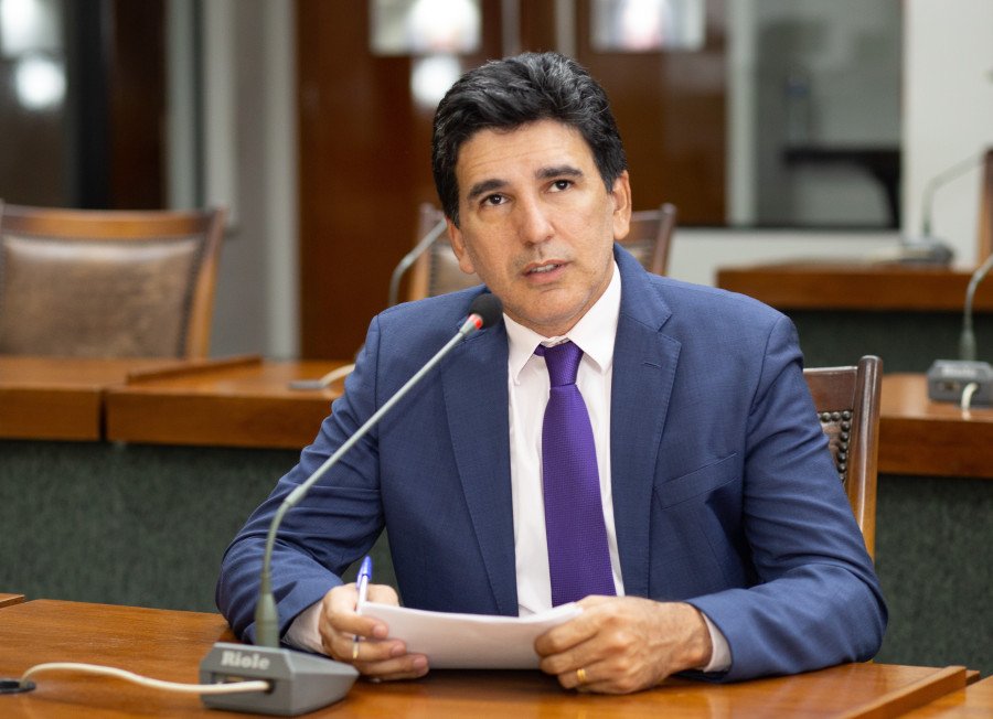 Deputado Professor Júnior Geo reforça necessidade de implantação da Frente Parlamentar do Empreendedorismo  (Foto: Talita Gregório)