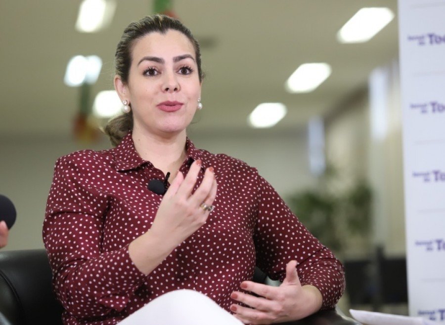 Prefeita de Palmas e candidata à reeleição, Cinthia Ribeiro