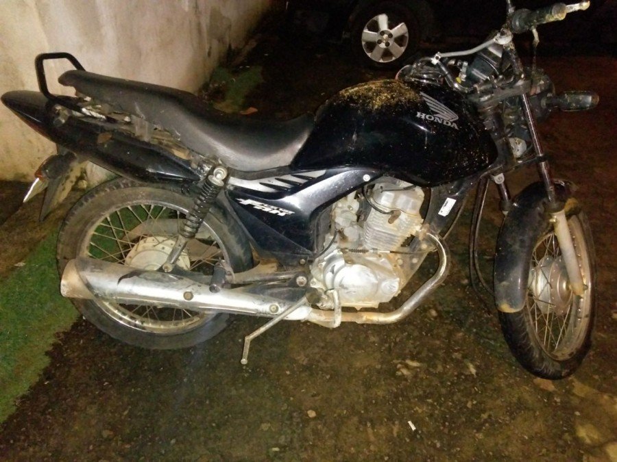 Motocicleta usada por suspeitos foi apreendida em ParaÃ­so