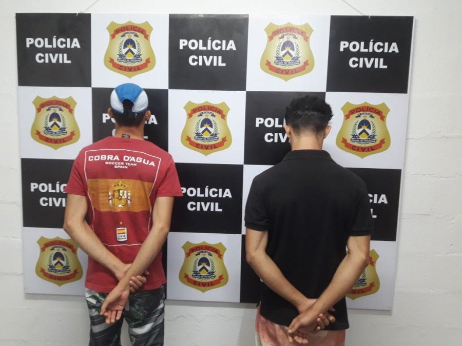 PolÃ­cia Civil apreendeu dois adolescentes suspeitos de praticar ato infracional anÃ¡logo de roubo em ParaÃ­so
