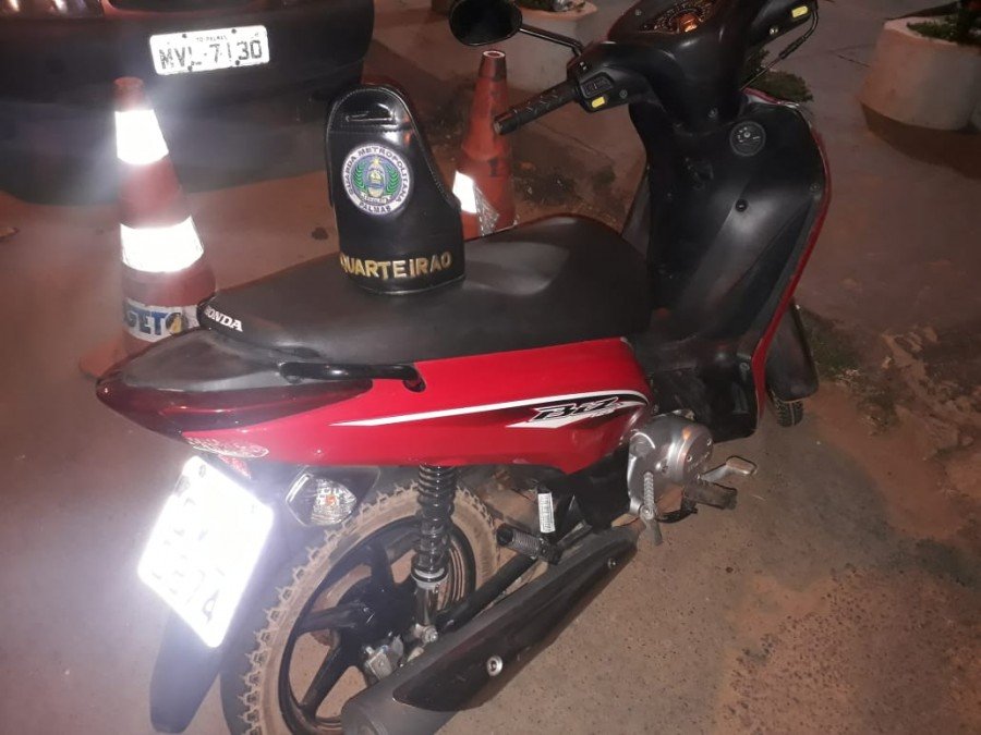 Em patrulhamento preventivo, Guarda Metropolitana de Palmas localiza motocicleta furtada