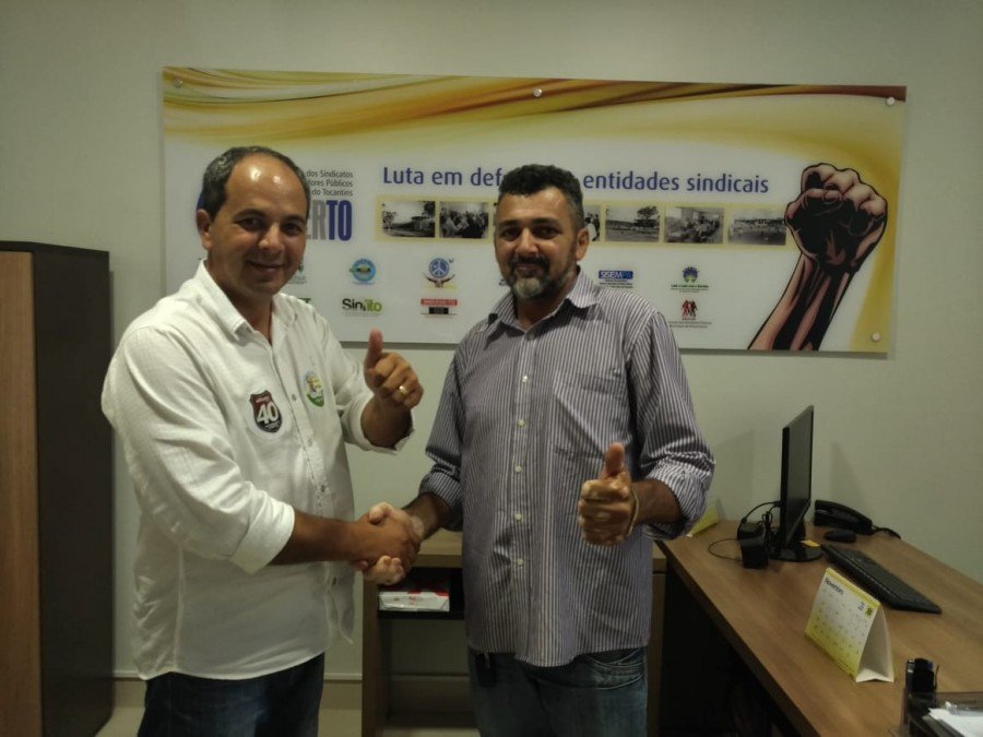 Sindicato dos Trabalhadores de Postos de CombustÃ­veis do Tocantins declara apoio Ã  candidatura de Wiston Gomes
