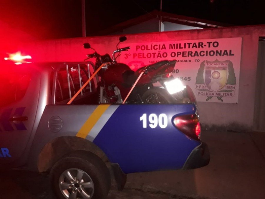 PolÃ­cia Militar deteve homens por furto e receptaÃ§Ã£o e recuperou mais uma motocicleta roubada para restituÃ­-la a seu legÃ­timo proprietÃ¡rio em MuricilÃ¢ndia