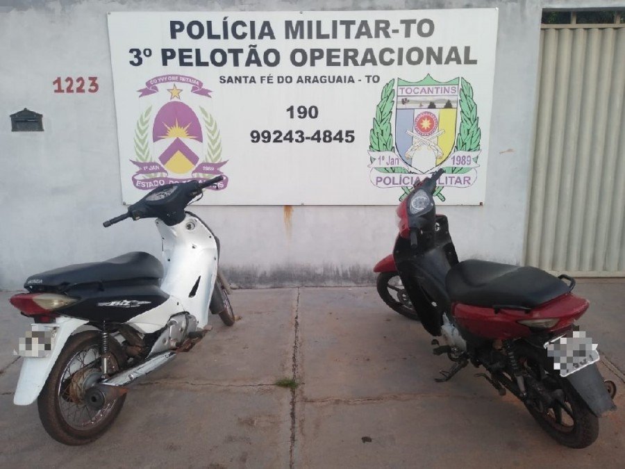 PolÃ­cia Militar recuperou mais duas motocicletas furtadas para restituÃ­-las aos seus legÃ­timos proprietÃ¡rios em Santa FÃ©
