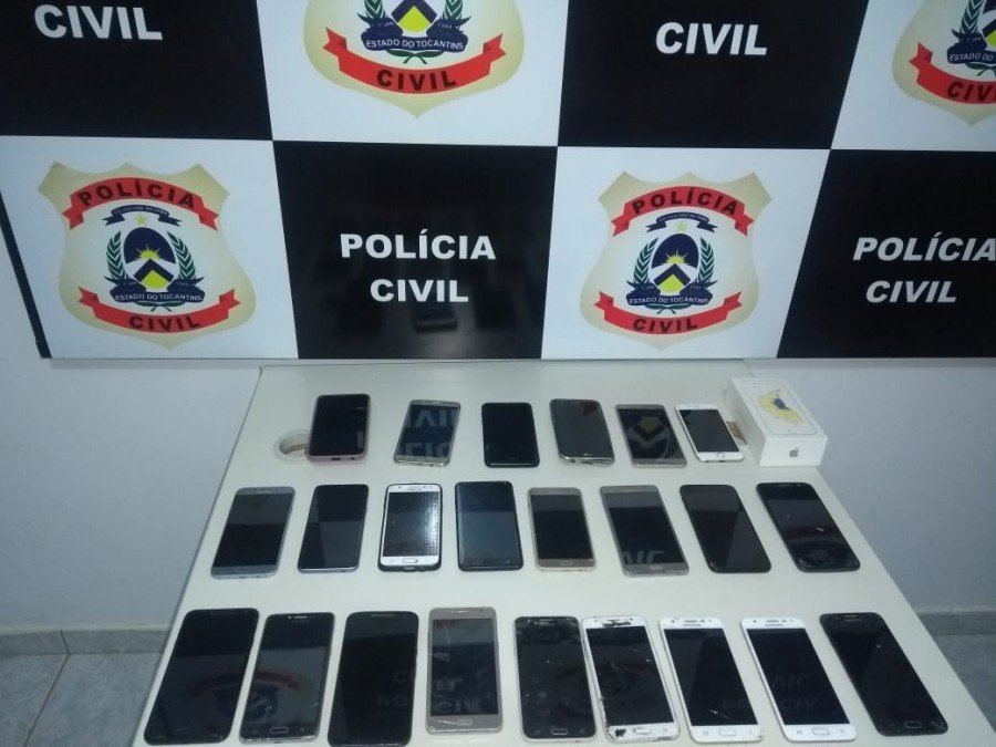 PolÃ­cia Civil recuperou e devolveu aos verdadeiros donos 23 aparelhos celulares em Palmas