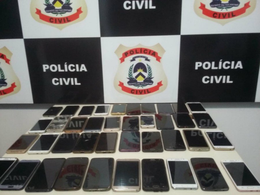 PolÃ­cia Civil recuperou e devolveu aos verdadeiros donos 40 celulares em Palmas