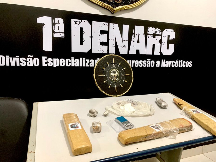 Drogas apreendidas (Foto: Divulgação/Polícia Civil)
