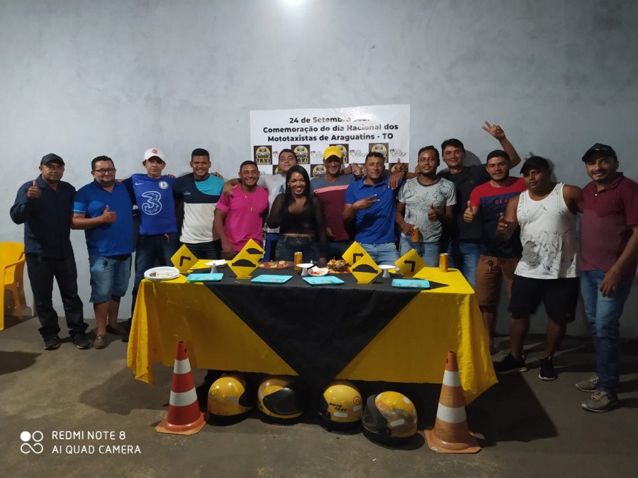 24 de Setembro - Dia Nacional do Mototaxista teve comemoração em Araguatins (Foto: Divulgação)