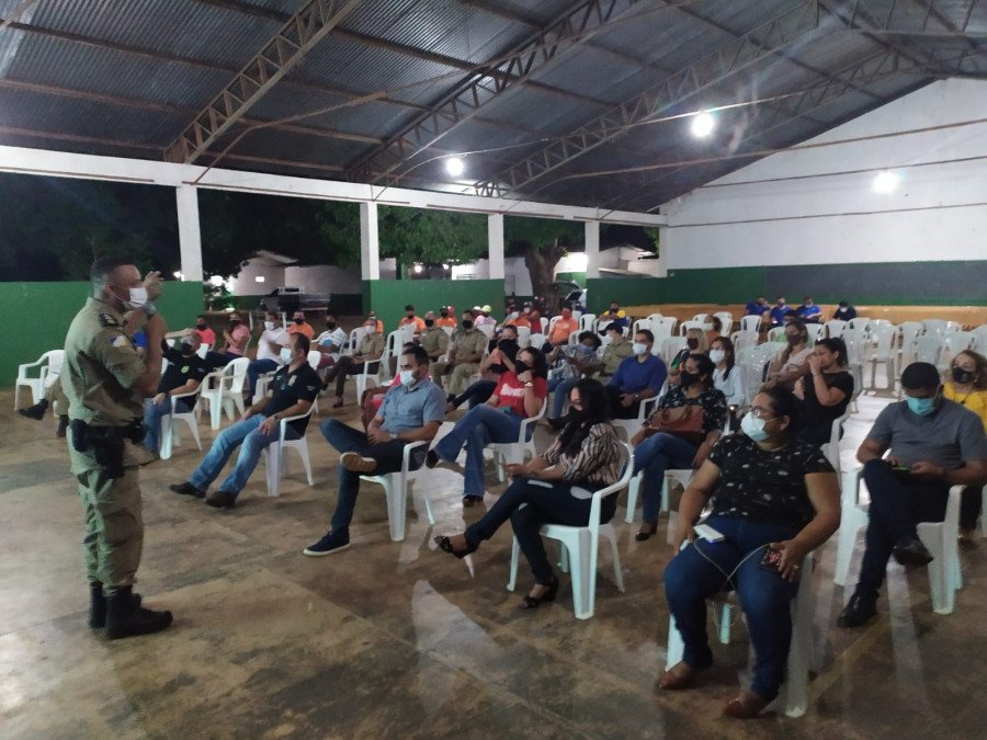 Diretoria Estadual de Polícia Comunitária realizou a primeira reunião em Tocantinópolis (Foto: Divulgação)