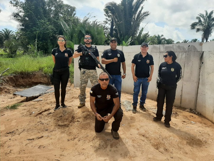 Operação teve a participação de policiais civis de Sitio Novo, Itaguatins, Araguatins, Augustinópolis e Axixá (Foto: Dicom/SSP-TO)