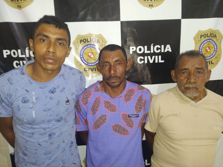 Os acusados são o padrasto, o tio dele, e o avô do padrasto (Foto: Native News Carajás)