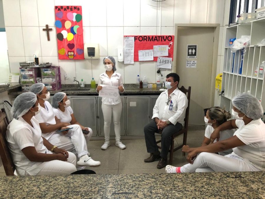 Corpo de enfermagem debate assistência e segurança dos pacientes (Foto: Divulgação/SES-TO)