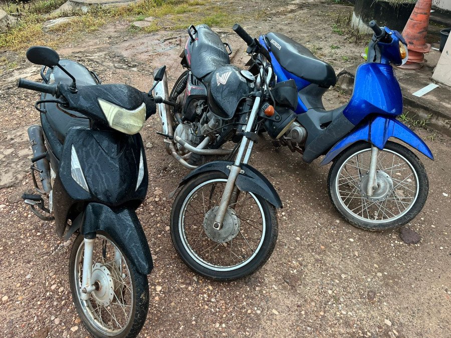 Assim que liberadas, as motocicletas recuperadas pela PM, serão devolvidas aos legítimos proprietários (Foto: PMTO)
