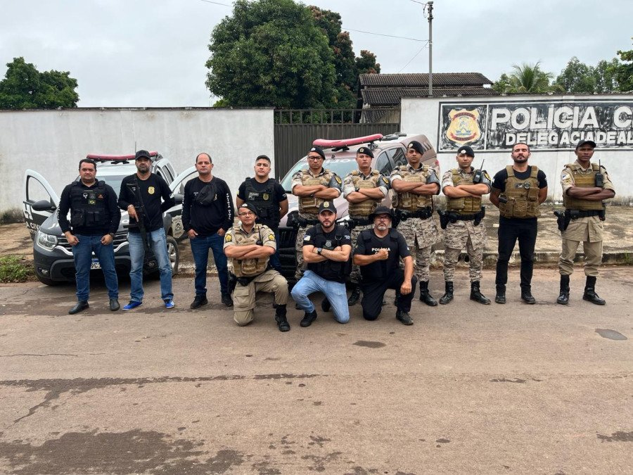 Operação contou a participação de policiais civis e militares (Foto: Divulgação/PCTO)
