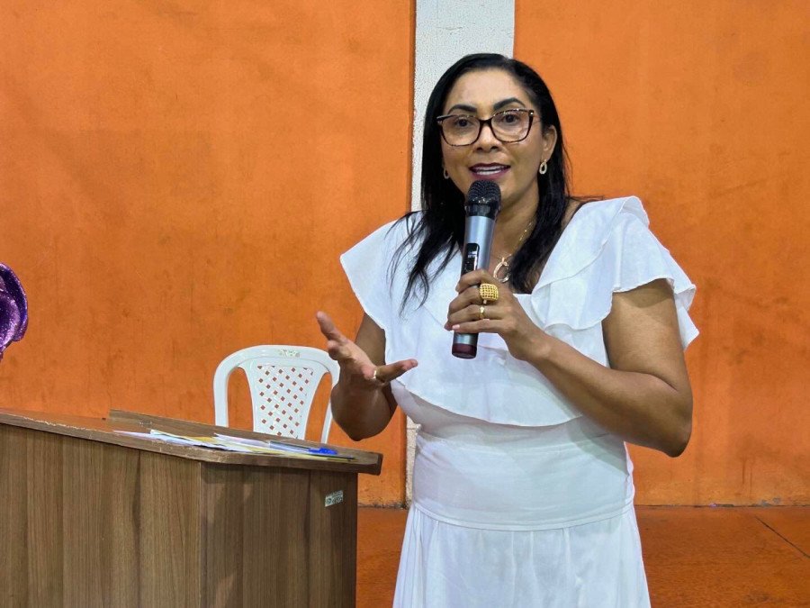 A secretária de Estado da Mulher, Berenice Barbosa, enfatizou o trabalho em conjunto com outras instituições para levar ações para as mulheres do Tocantins (Foto: Governo do Tocantins)