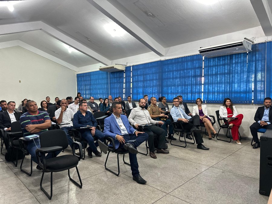 Cerimônia de abertura do curso de Inteligência Cibernética na Escola Superior de Polícia Civil (Espol) (Foto: Divulgação/SSP/TO)
