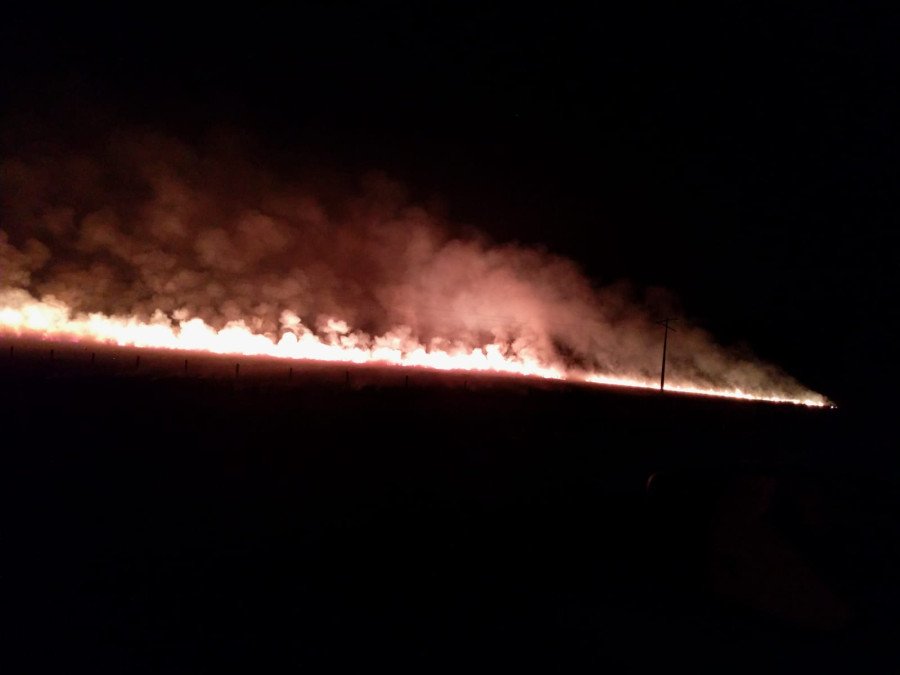 Queimada em Pedro Afonso (Foto: Divulgação/Energisa)