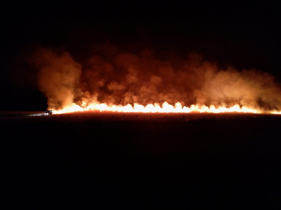 Queimada em Pedro Afonso (Foto: Divulgação/Energisa)