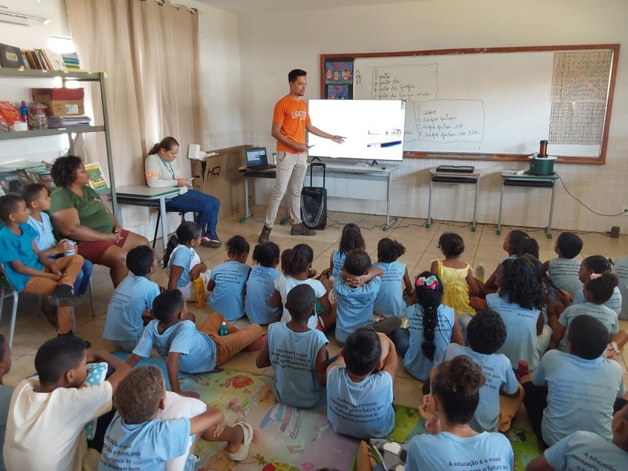 Palestra da Energisa em escola (Foto: Divulgação)