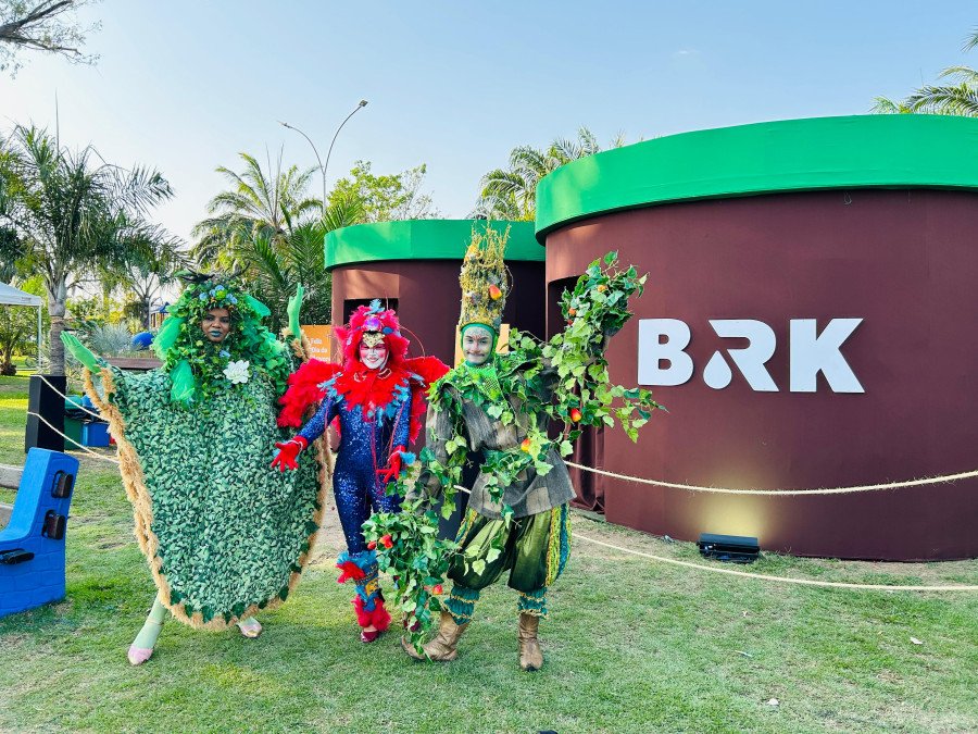 Ações da BRK durante a Semana da Árvore ocorreram em Araguaína, Gurupi, Palmas, Guaraí e Xinguara-PA (Foto: Divulgação)