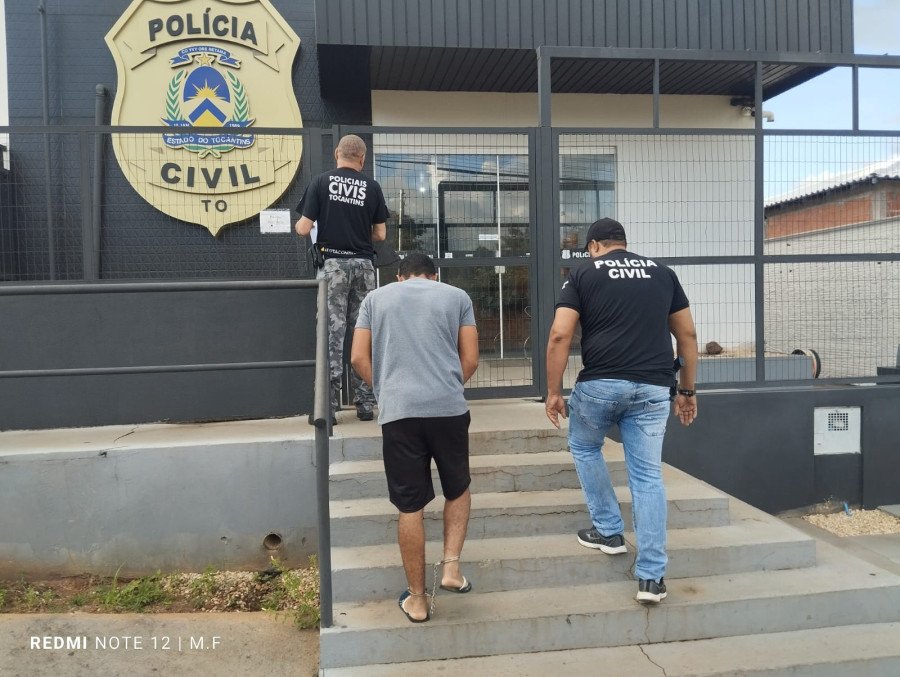 Suspeito de tentativa de homicídio foi localizado e preso em cumprimento a mandado de prisão (Foto: Divulgação/PCTO)