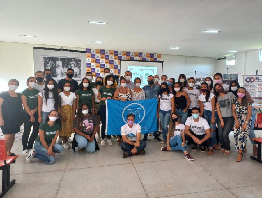 Hanseníase foi discutida por professores e alunos da Unitins durante fundação de núcleo do Morhan em Augustinópolis (Foto: Ananda Portilho)