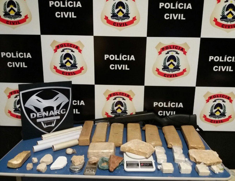 PolÃ­cia Civil apreende mais de 11kg de drogas em Palmas
