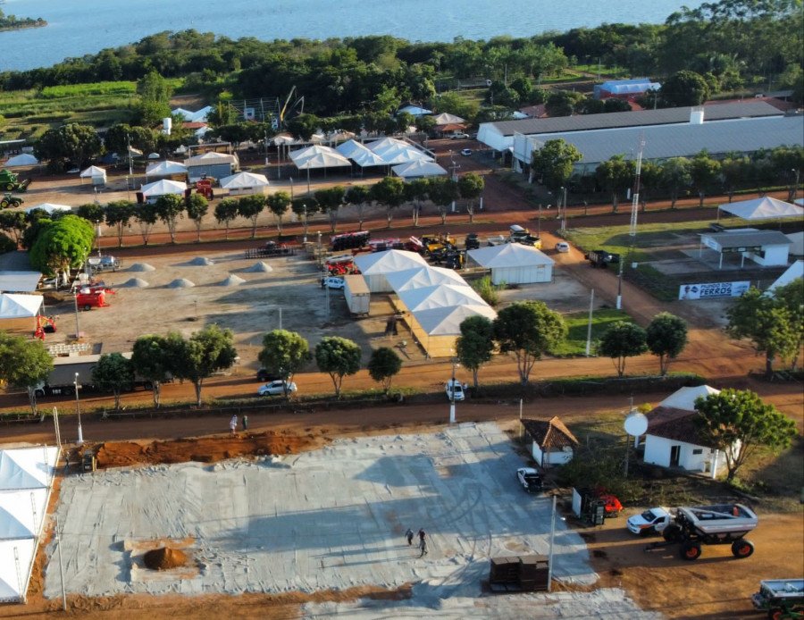 Espaço da feira abrange uma mega estrutura para atender a todos (Foto: Seagro/Governo do Tocantins)