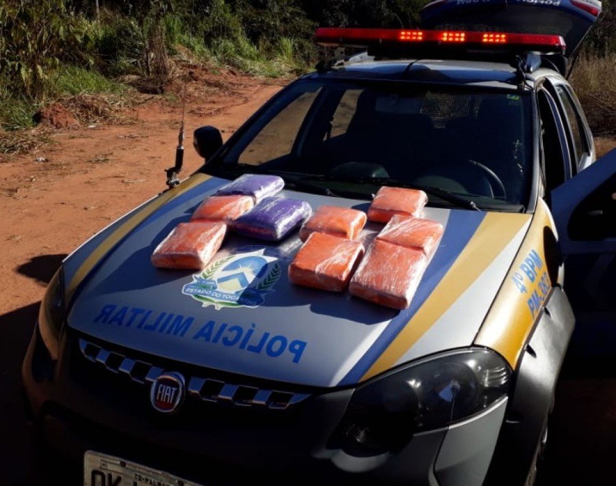 Passageiro foi preso em Gurupi com mais de nove quilos de maconha em Ã´nibus que seguia de MarabÃ¡-PA para GoiÃ¢nia-GO