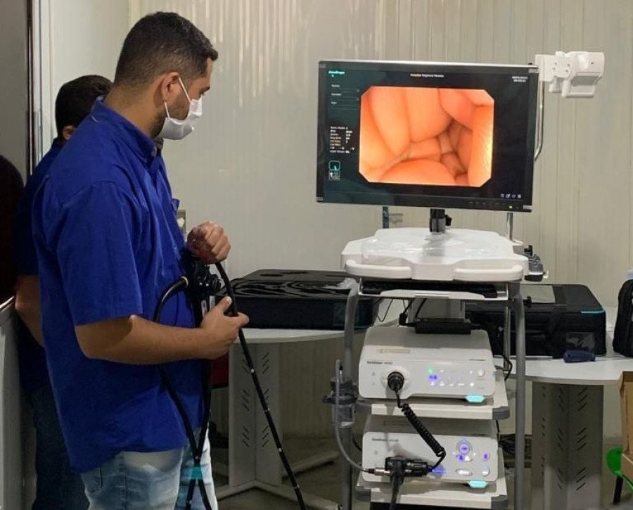 Governo do Tocantins entrega aparelhos de endoscopia e colonoscopia para o Hospital Regional de Augustinópolis (Foto: João Augusto Ramos)
