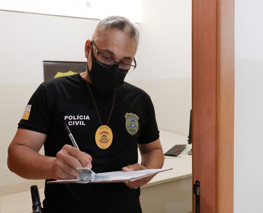Homem condenado por crime diversos foi preso pela Polícia Civil em Porto Nacional (Foto: Dicom/SSP-TO)