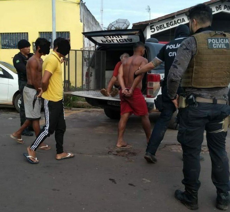 Suspeitos presos por abusar sexualmente de menina de 10 anos em Pinheiro, no Maranhão (Foto: Divulgação/Polícia Civil)