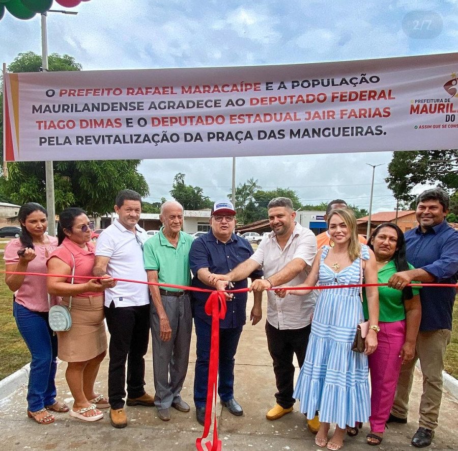 Deputado Jair Farias participou neste sábado, 10, da celebração do aniversário de 33 anos de Maurilândia do Tocantins (Foto: Divulgação)