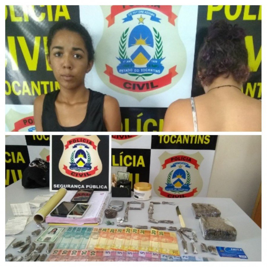 PolÃ­cia Civil prende suspeita por trÃ¡fico de drogas em ParaÃ­so do Tocantins