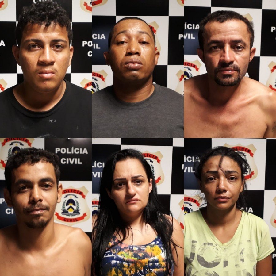 PolÃ­cia Civil prendeu seis pessoas suspeitas de traficar drogas em Palmas