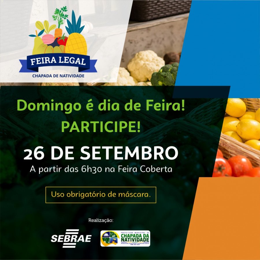Feira Legal será realizada a partir das 6h30 (Foto: Divulgação/Sebrae)