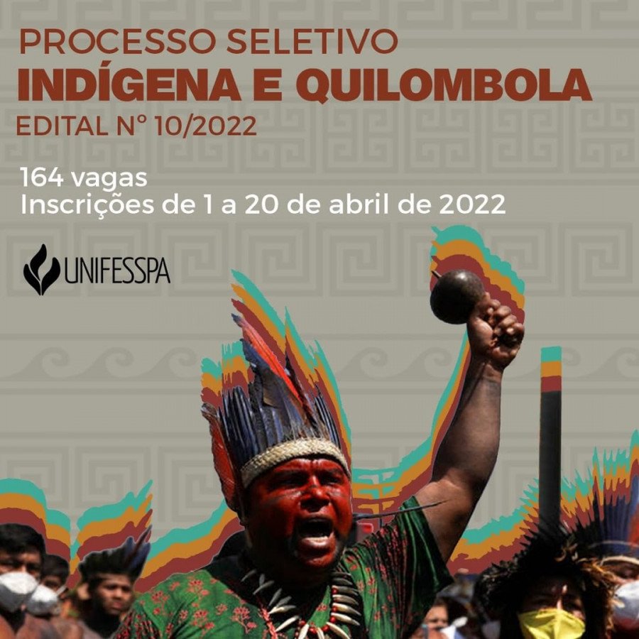 Indígenas e quilombolas podem se inscrever para 164 vagas em cursos de graduação da Unifesspa (Foto: Divulgação/Unifesspa)