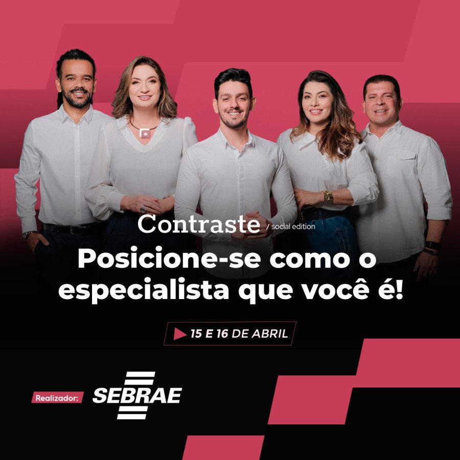 Segunda turma do Contraste Social Edition está com inscrições abertas (Foto: Divulgação/Sebrae)