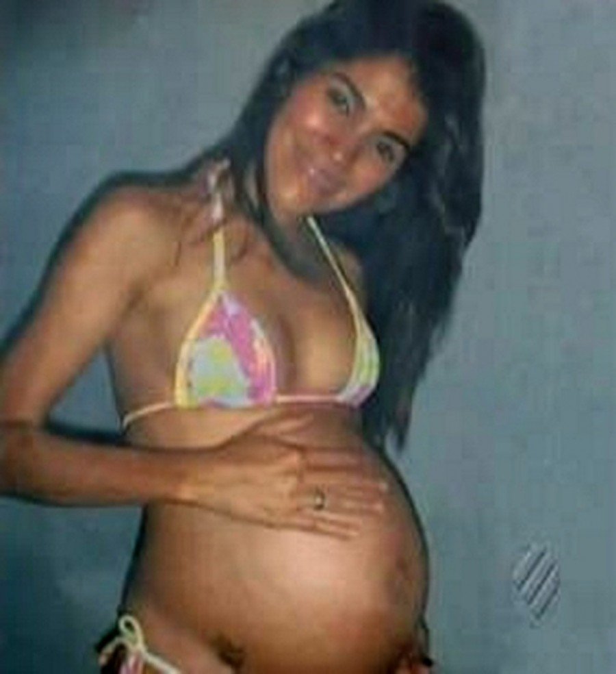 Ana Karina estava grávida de 9 meses quando foi morta a mando do pai do bebê, que se recusava a pagar pensão (Foto: Reprodução/TV Liberal)
