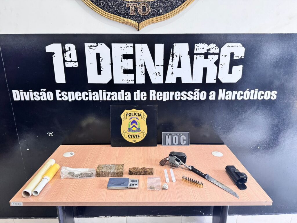 Na Capital, Polícia Civil estoura ponto de venda de drogas e prende indivíduo responsável pelo tráfico no local