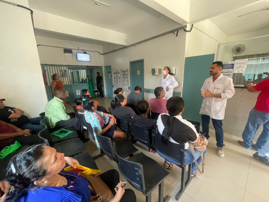 Palestra educativa marca campanha Junho Vermelho no Hospital Regional de Augustinópolis
