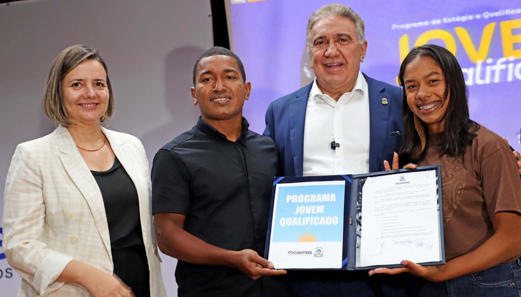 Governador Laurez lança o programa Jovem Qualificado beneficiando mais de 3 mil jovens tocantinenses