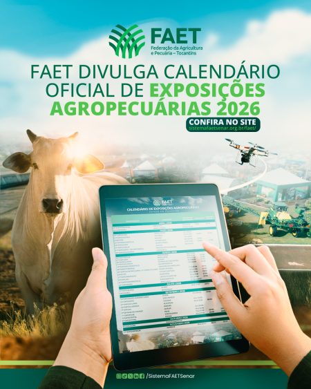 FAET divulga calendário oficial de exposições agropecuárias 2026; veja as datas no Bico