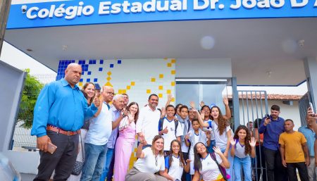 Governador Wanderlei Barbosa amplia investimentos na educação e entrega nova estrutura escolar em Novo Alegre