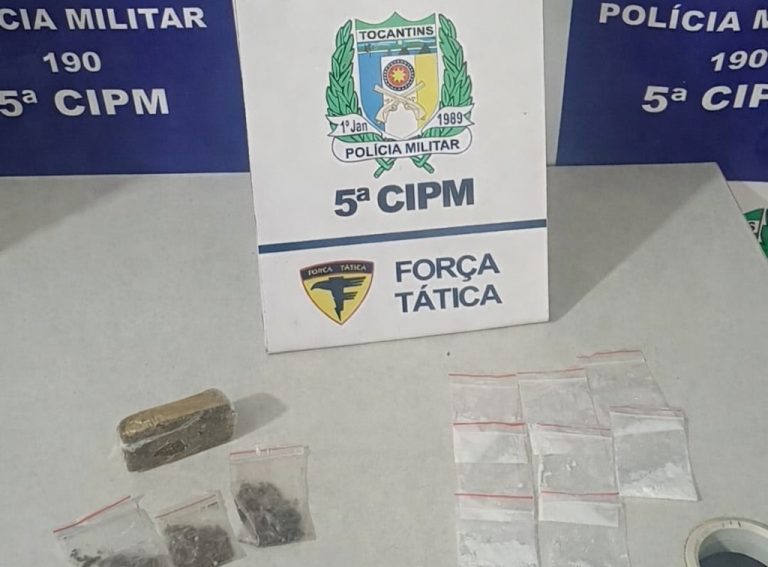 TOCANTINÓPOLIS: Tentativa de fuga termina com prisão por tráfico e apreensão de drogas